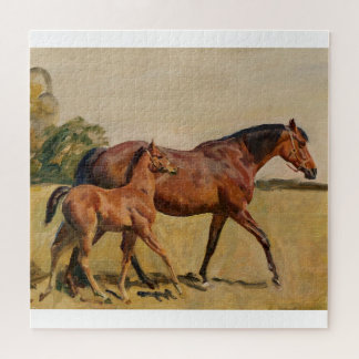 Mare and Foal by Munnings Legpuzzel