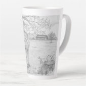 Mare and Foal Latte Mok (Rechterhoek)