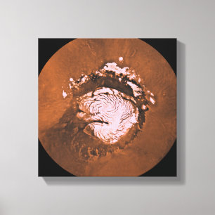 Mare Boreum gebied Mars Canvas Afdruk