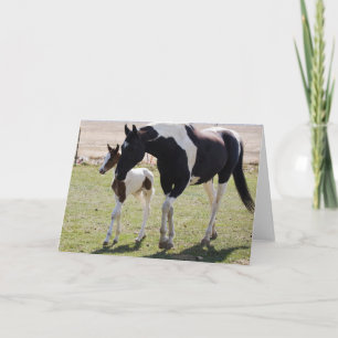 Mare en Filly Walking Kaart