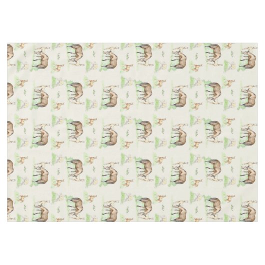 Mare en Horse Foal Pattern Tafelkleed (Voorkant (Horizontaal))