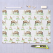 Mare en Horse Foal Pattern Tissuepapier (Craft)