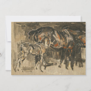 Mare en veulen   Joseph Crawhall