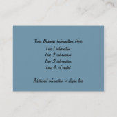 Mare et Foal Fine Art Carte de visite (Dos)