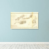 Mare Island Straat, Calif Canvas Afdruk (Insitu (Houten vloer))