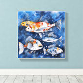 mare memor canvas afdruk (Insitu (Houten vloer))