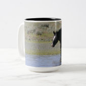 Mare noire sauvage "Ash" Mug (Devant gauche)