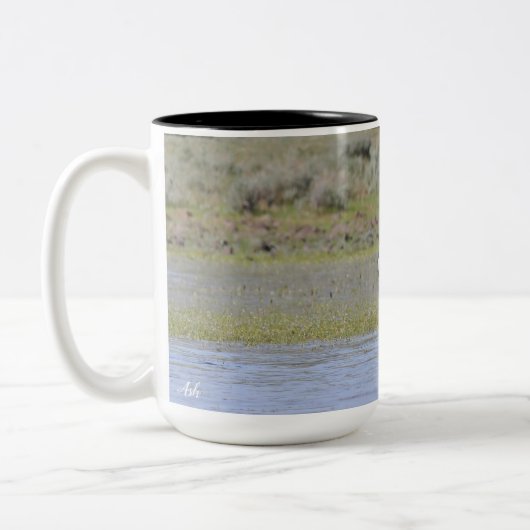 Mare noire sauvage "Ash" Mug (Gauche)