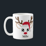 Mare Santa Hat Reindeer Christmas Mug<br><div class="desc">Mare Santa Hat Reindeer Christmas Mug</div>