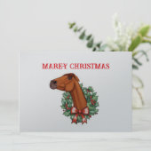 Mare-y Christmas Kaart 2 (Staand voorkant)