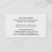 Maréchal-ferrant chaussant le carte de visite de (Dos)