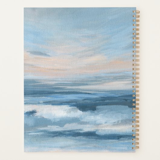 Marée basse - Peinture Abstraite du paysage marin (Dos)