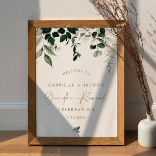 MAREE Groen Geslacht Onthaal Welkomstbord Poster
