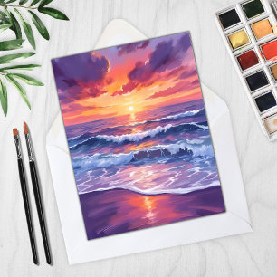 Marée Violette   Carte des Vagues de l'Océan au Co