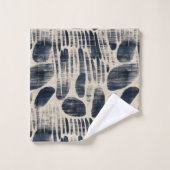 Marées mystiques de Shibori japonais (Gant de toilette)