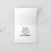 Marelle pour la carte de **6 ANS** (Intérieur)