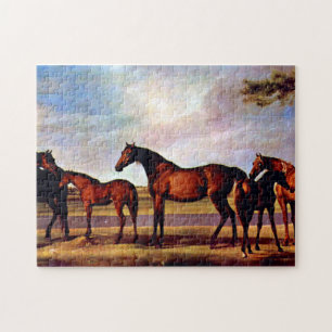Mares and foals van George Stubbs Legpuzzel