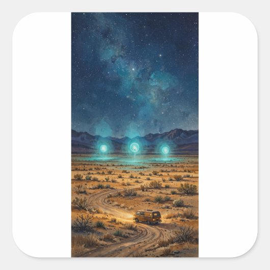 Marfa Lights Sticker (Voorkant)