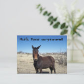 Marfa, Texas, eee-yawww!!! Briefkaart (Staand voorkant)