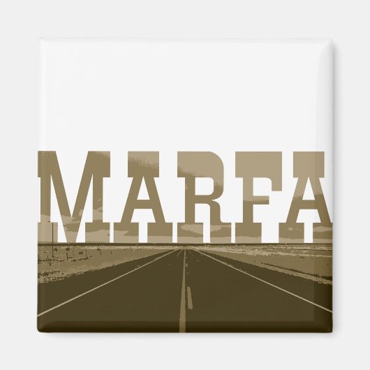 Marfa Texas Magneet (Voorkant)