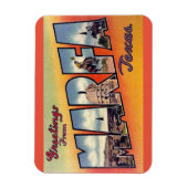 Marfa Texas Magnet - Vintage voyage (Vertical)