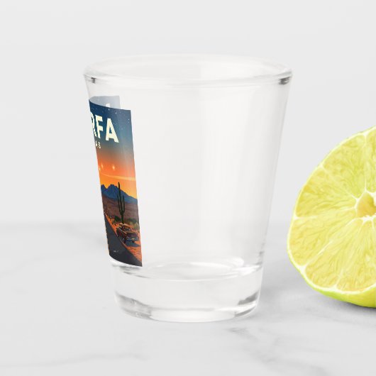 Marfa Texas Shot Glas (Rechts)