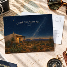Marfa Texas Sterrennacht Westelijke Woestijn Reis