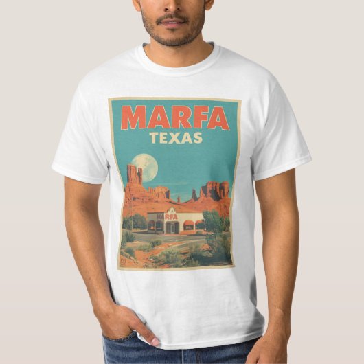 Marfa Texas T-shirt (Voorkant)