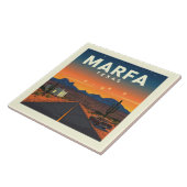 Marfa Texas Tegeltje (Zijkant)