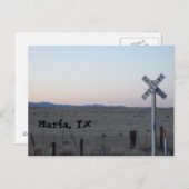 Marfa, TX Briefkaart (Voorkant / Achterkant)