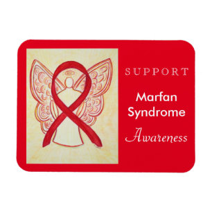 Marfan Syndrome Sensibilisation Ruban Angel Magnet