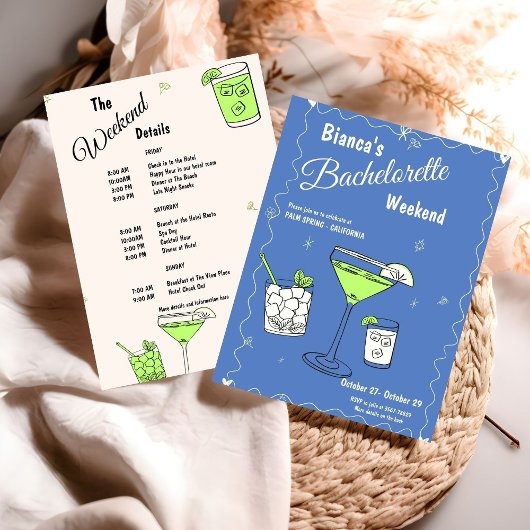 Marg & Matrimony Bachelorette Weekend Route Kaart