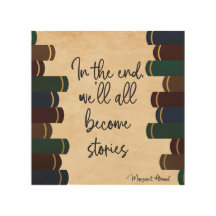 Margaret Atwood Cite Wood Art