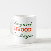 Margaret Atwood pour maire Mug (Devant gauche)