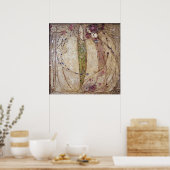 Margaret MacDonald De Rode Roos en de Witte Roos Poster (Keuken)