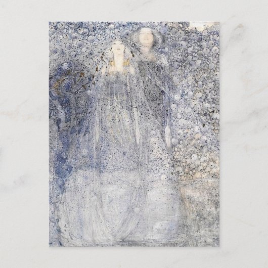 Margaret MacDonald Mackintosh Zilveren Appels Briefkaart (Voorkant)