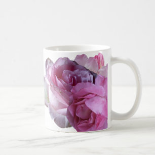Margaret naam roze rozenbloemen boho Koffiemok