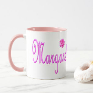 Margaret Name Pink Logo, Mok
