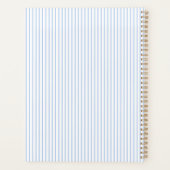Margaret Pinstripe Planner met Wit (Achterkant)
