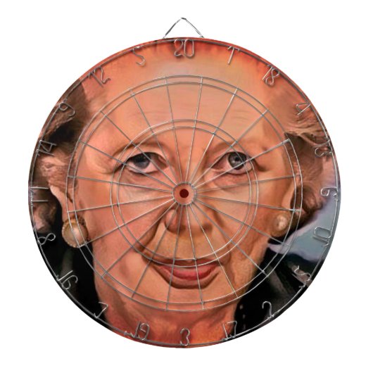 Margaret Thatcher Dartboard Dartbord (Voorkant)
