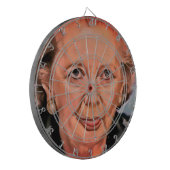 Margaret Thatcher Dartboard Dartbord (Voorkant Links)