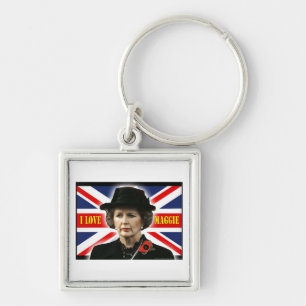 Margaret Thatcher I Love Maggie Sleutelhanger