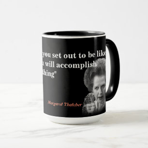 Margaret Thatcher over geliefd zijn Mok