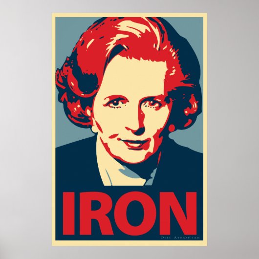 Margaret Thatcher Poster (Voorkant)