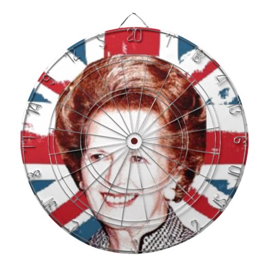 MARGARET THATCHER UNION JACK DARTBORD (Voorkant)