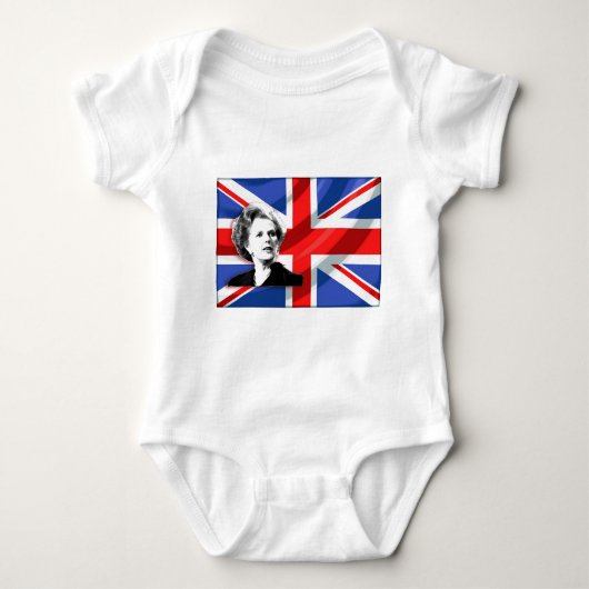 Margaret Thatcher Union Jack Romper (Voorkant)