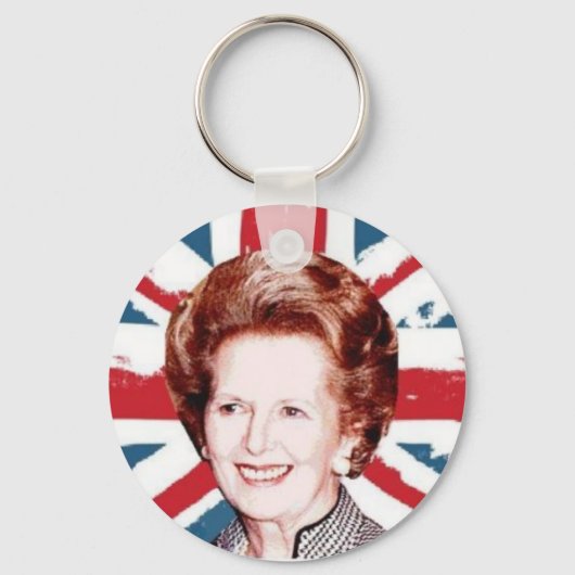 MARGARET THATCHER UNION JACK SLEUTELHANGER (Voorkant)