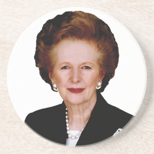 Margaret Thatcher Zandsteen Onderzetter