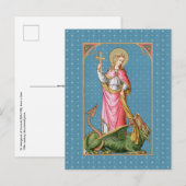 Margaret van Antioch (SAU 038) Briefkaart (Voorkant / Achterkant)