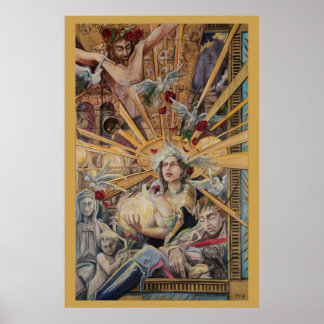 Margaret van Cortona van Stan Mullins Poster